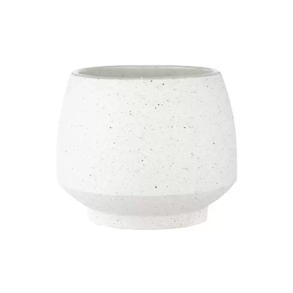 SSI 4.5" Stoneware Tapered Pot White