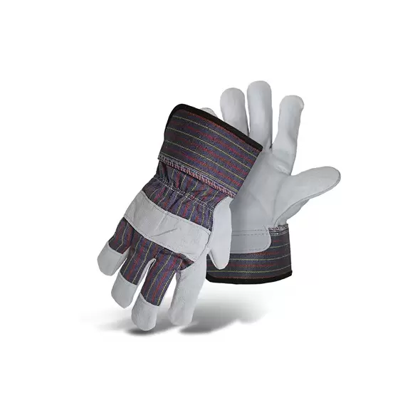 BOSS Large Striped Split Leather Palm