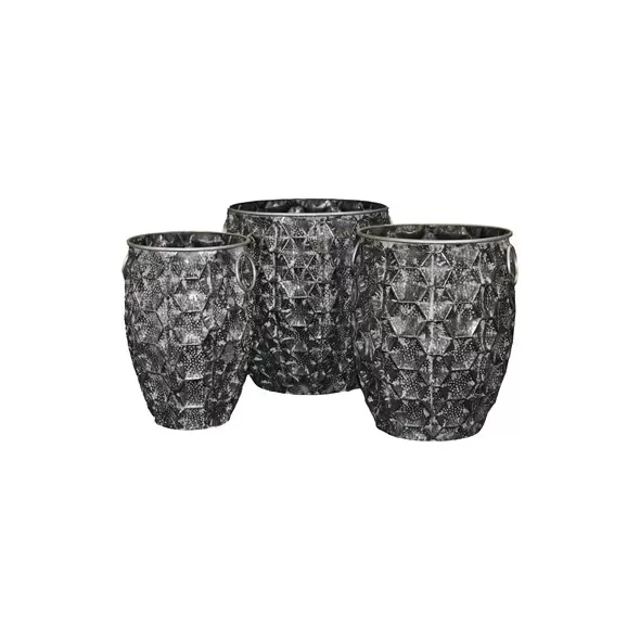 Braun Round Honeycomb Black