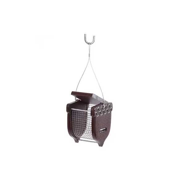 Birds Choice Shelled Peanut Feeder Recycled Plastic Dark Brown
