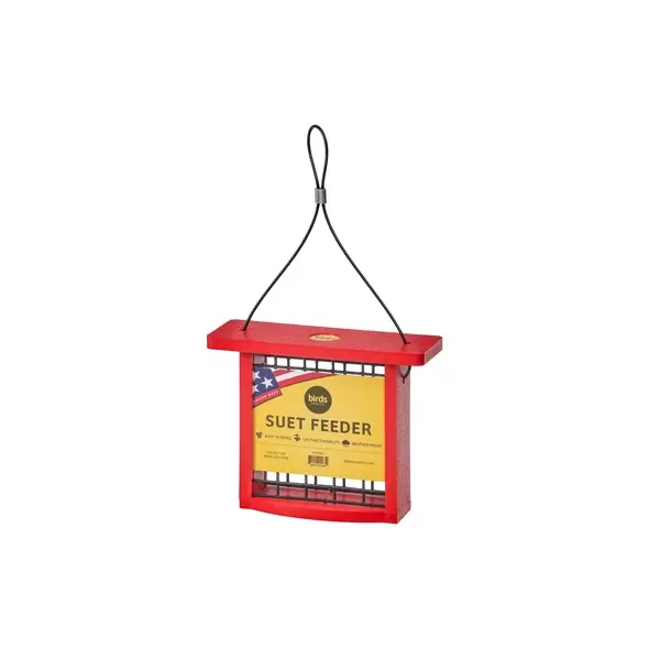 Birds Choice Suet Feeder Recycled Plastic Red