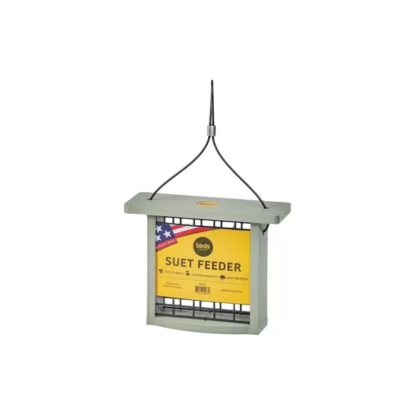 Birds Choice Suet Feeder Recycled Plastic Sage Green