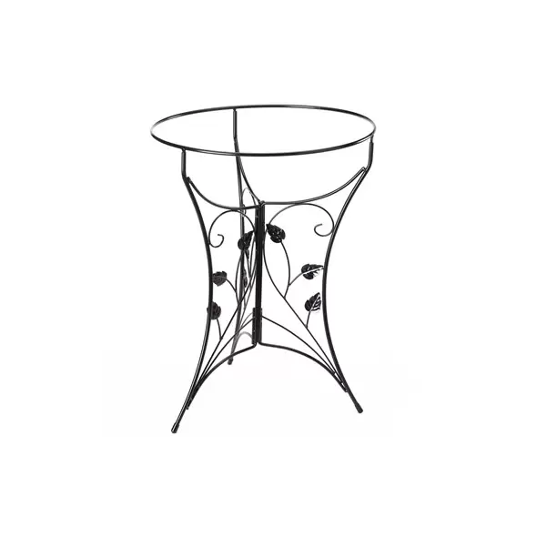 Birds Choice Metal Bird Bath Stand with Legs Ivy Leaf