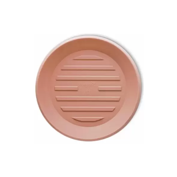 Crescent 8" Round Universal Saucer Weathered Terracotta