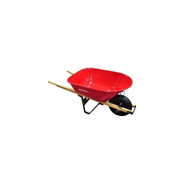 Corona 6cf Steel Wheelbarrow with Flat Free Tire