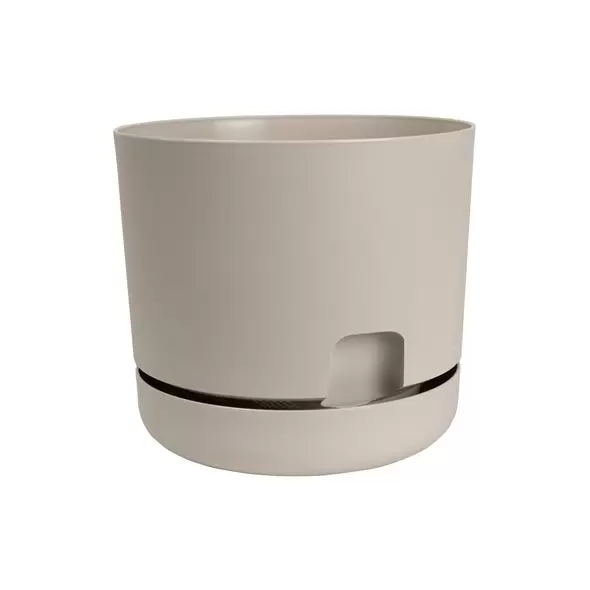 DCN 8" Oasis Self Watering Planter Mocha