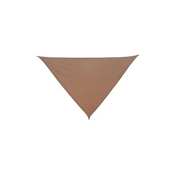 Coolaroo 12' Ready to Hang Triangle Shade Sail Cocoa