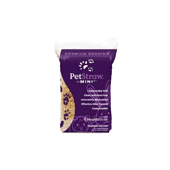 PetStraw 0.5cf Mini Bale Pet Bedding Wheat Straw