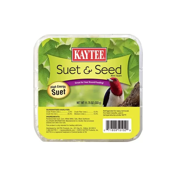 Kaytee 11.75oz Suet & Seed