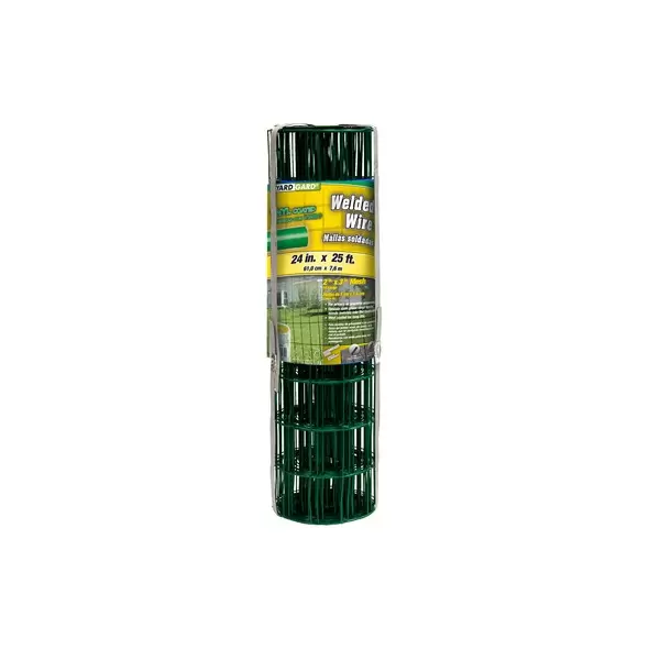 Yard Gard 2'x25' 16G Welded Wire Vinyl Green 2"x3" Mesh