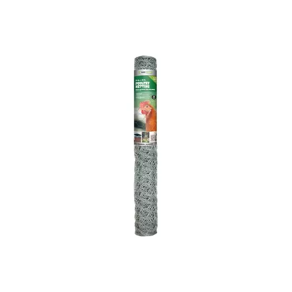 Yard Gard 2'x25' 20G Poultry Netting Galvanized 1" Mesh