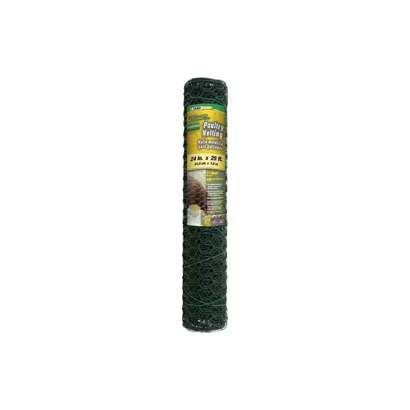 Yard Gard 2'x25' 20G Poultry Netting PVC Coated 1" Mesh