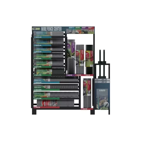 Midwest Air Tech 4' Free Standing Display Rack