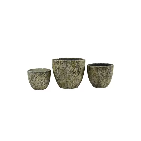 MCarr 3PC Liconfiber Bark Pltr Set Taupe Bark