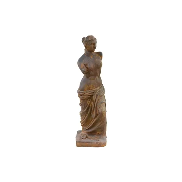 MCarr 40" Liconfiber Female Statue Rust