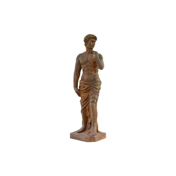 MCarr 40" Liconfiber Male Statue Rust