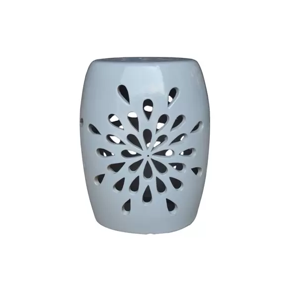 MCarr 19" Tall Starburst Stool Dallas Gray