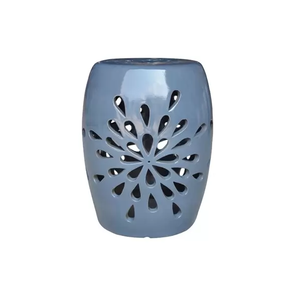 MCarr 19" Tall Starburst Stool London Gray