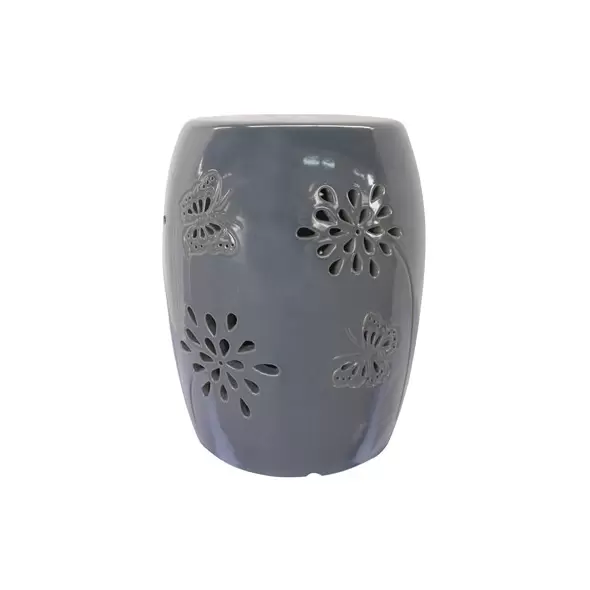 MCarr 19" Tall Butterfly Stool London Gray