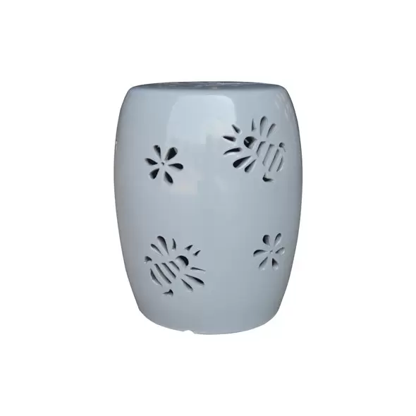 MCarr 19" Tall Bumblebee Stool Dallas Gray