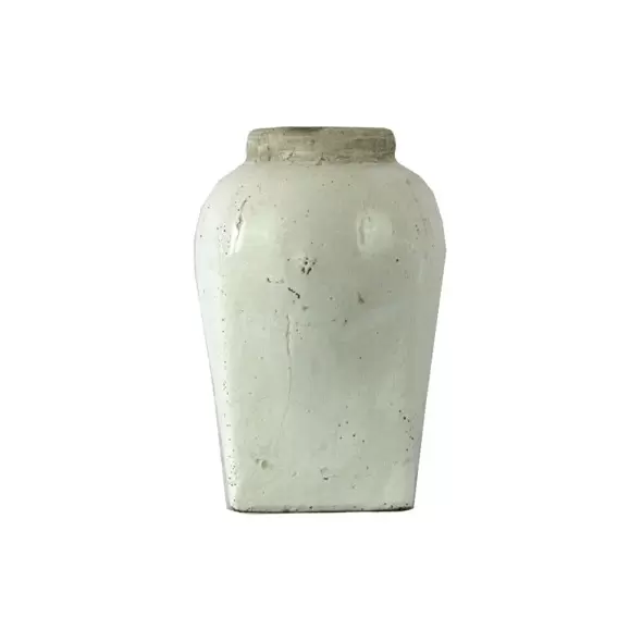 MCarr Med Round Jar Antique White