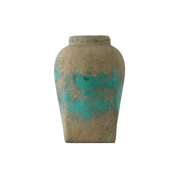 MCarr Med Round Jar Rustic Turquoise