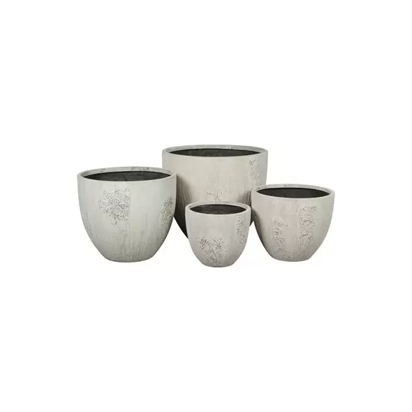 MCarr 16pc Oyster Concrete Planter Pallet Antique White