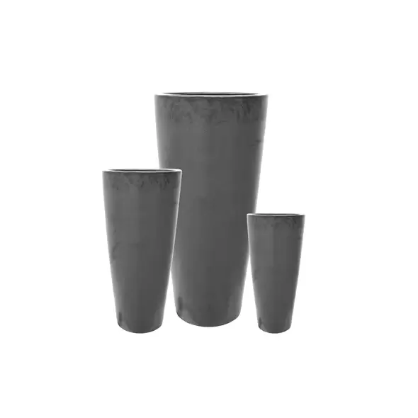 MCarr 15PC Tall Rnd Pltr Plt Matte Black