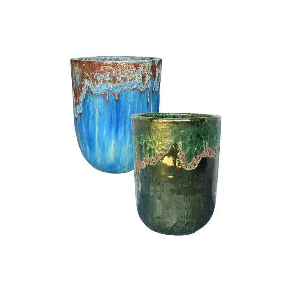 MCarr 12pc Tall Round Planter Pallet Mixed Colors
