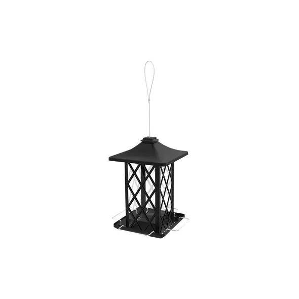 Natures Way Metal Gazebo Bird Feeder Contemporary Lantern 1.56qt