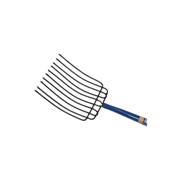Organic 54" Hay/Silage Fork Heavy Duty 10 Tine Forged Handle