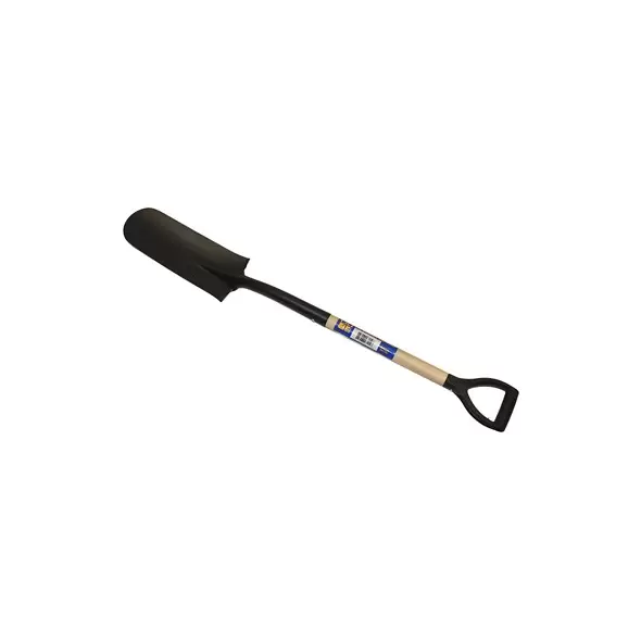 Organic 14" Drain Spade Promo With Wood D Handle