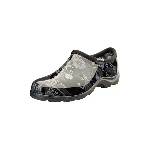 Sloggers Womens Shoe Modern Floral Black Sz 8