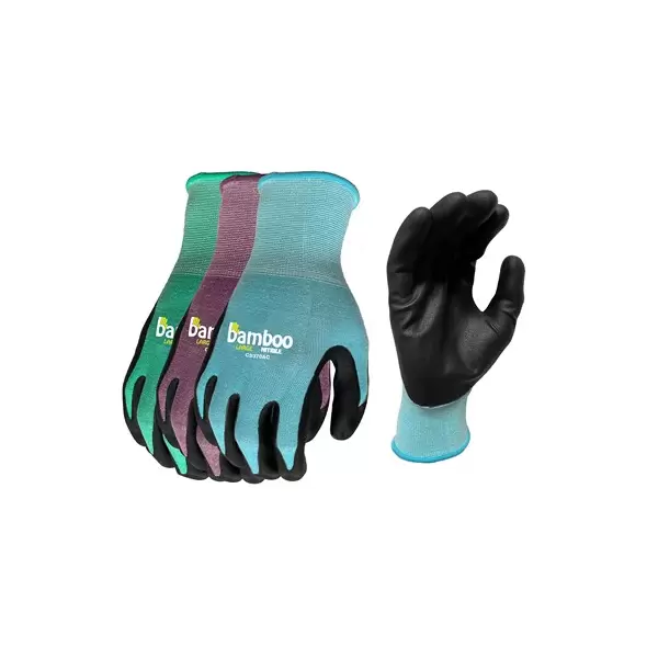 BGC Bamboo Gardener Assorted Colors S Ladies Nitrile Palm