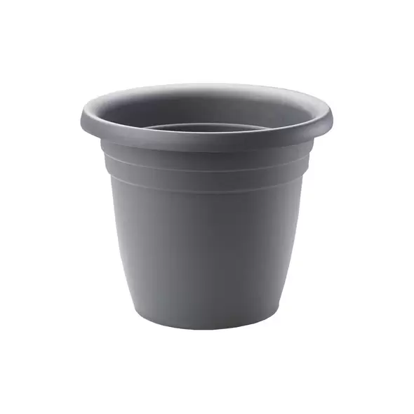 Crescent 10" Emma Cir+ Planter Charcoal