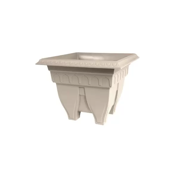 DCN 15" Azura Square Patio Planter Mocha
