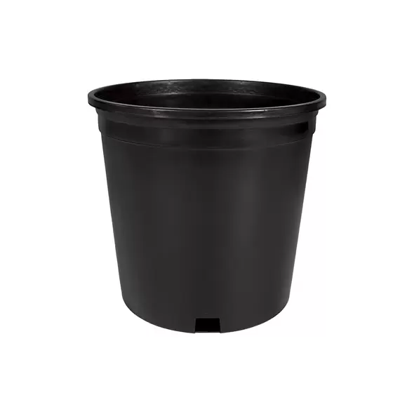 HC PROCAL Dillen Trade 01.00 Gallon Side Drain Ribs Nursery Pot, Injection Molded, 25 Per Bundle, 260 Bundles per Pallet, 6.5in x 7in, 2.9Qt, 1Gallon