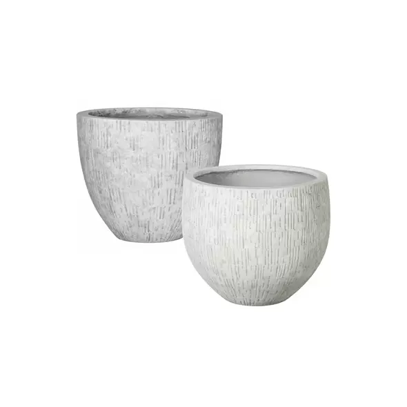 MCarr 22pc Ficonstone Round Planter Pallet Ash Gray