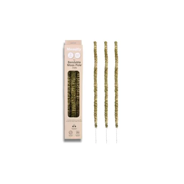 Mossify 30" 3pk Bendable Moss Poles Thin