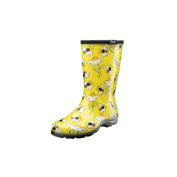 Sloggers Womens Boot w/ Trim Bee Yellow Size 6
