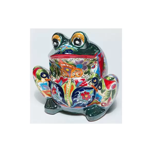Talavera 12" Bullfrog Planter