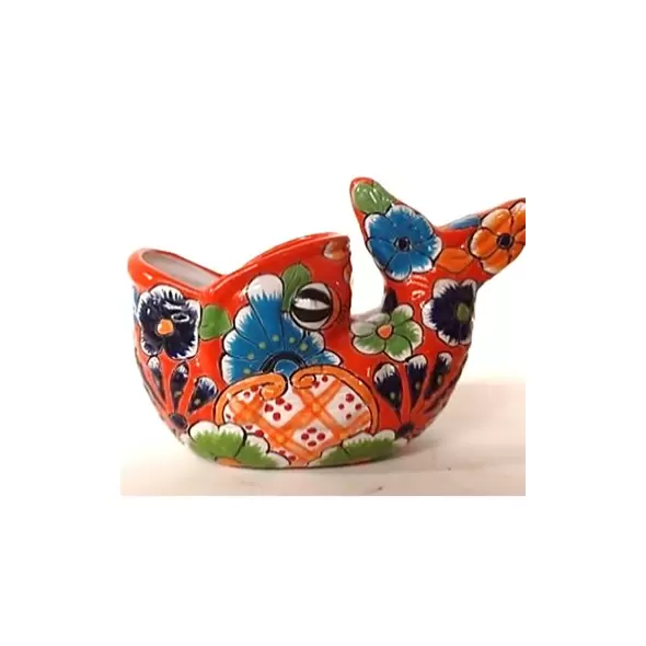 Talavera 10" Fish Bozsai Planter