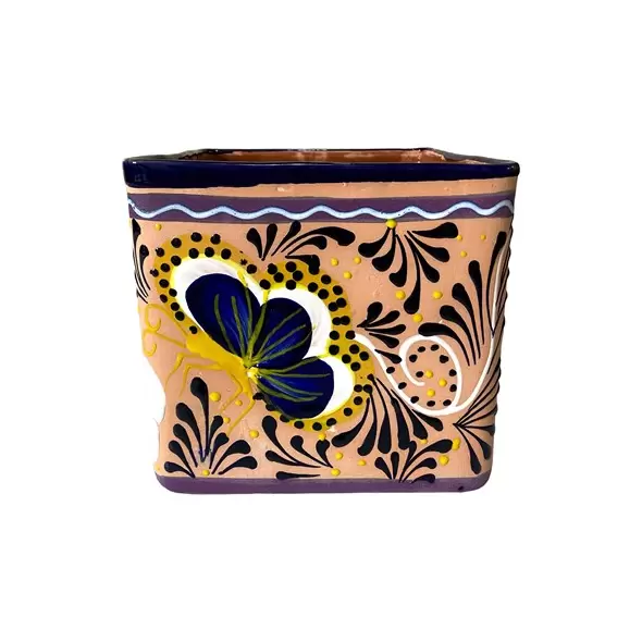 Talavera 8" Bella Especial Square Pot Natural