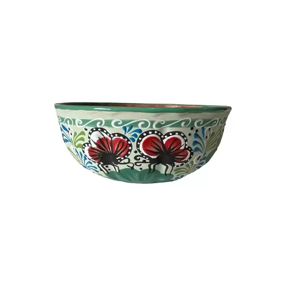 Talavera 12" Bella Especial Color Bowl Teal