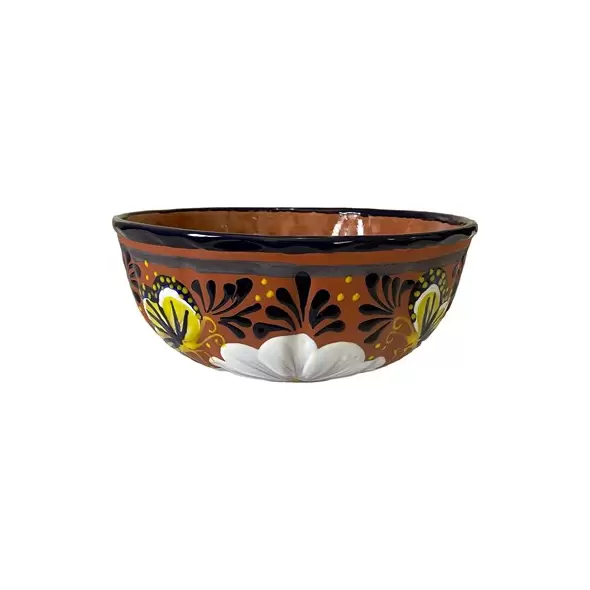 Talavera 12" Bella Especial Color Bowl Barro