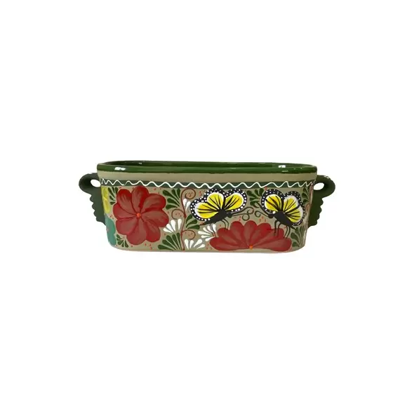 Talavera 12" Bella Especial Window Box Green