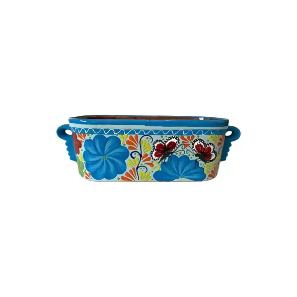 Talavera 12" Bella Especial Window Box Lite Blue