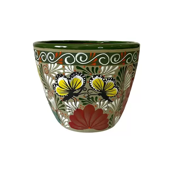 Talavera 14.5" Bella Especial Egg Green