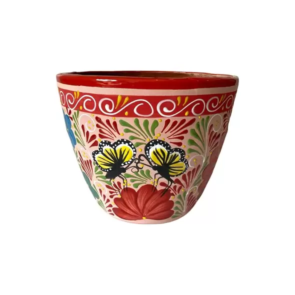 Talavera 14.5" Bella Especial Egg Red