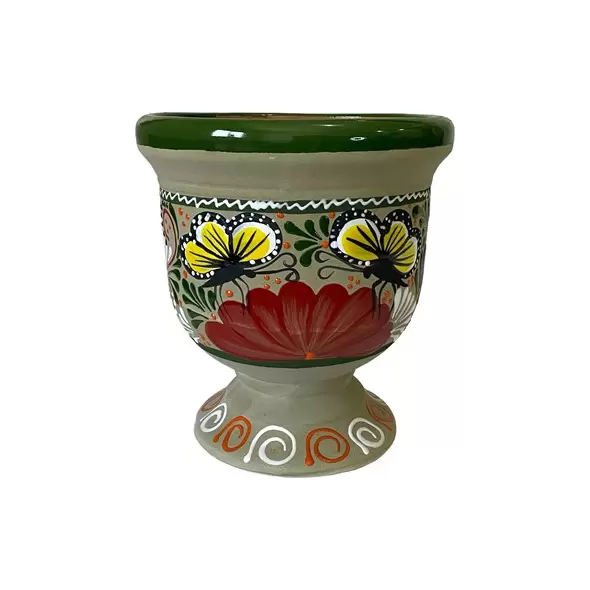 Talavera 6" Bella Especial Urn Planter Green